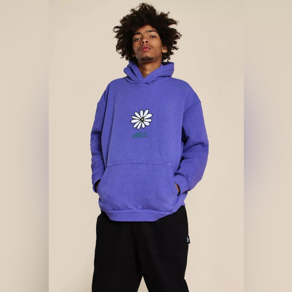 💜boohoo — oversized official daisy hoodie💜